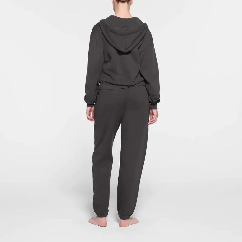 SKIMS FRENCH TERRY JOGGER Knitted Sports Pants Women's ASH/Ash Gray-3