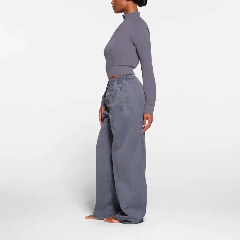 SKIMS OUTDOOR WOVEN PANT Casual Pants Women's STEEL BLUE/Steel Blue-3