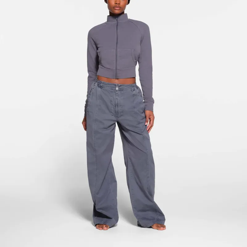 SKIMS OUTDOOR WOVEN PANT Casual Pants Women's STEEL BLUE/Steel Blue-1