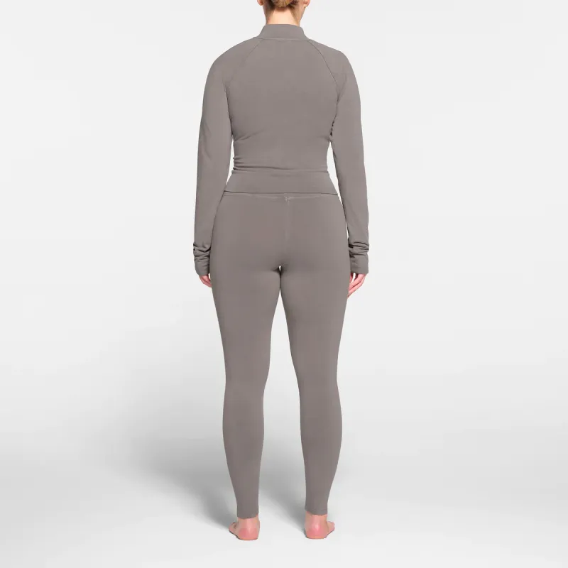 SKIMS OUTDOOR HIGH-WAISTED LEGGING Leggings Women's SMOKE/Smoke Gray-1