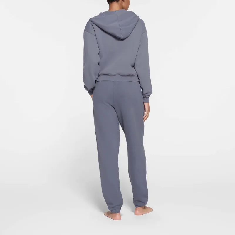 SKIMS FRENCH TERRY JOGGER Knitted Sports Pants Women's Steel Blue/Steel Blue-2