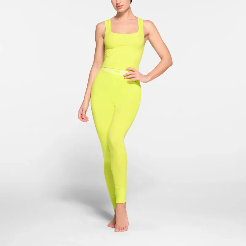 SKIMS COTTON RIB LEGGING Leggings Women's DAFFODIL/Daffodil-1