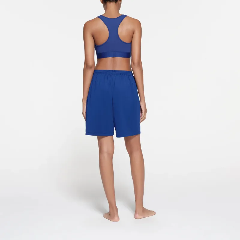 SKIMS TRACK MESH OVERSIZED SHORT Casual Shorts Women's COBALT/Cobalt Blue-1