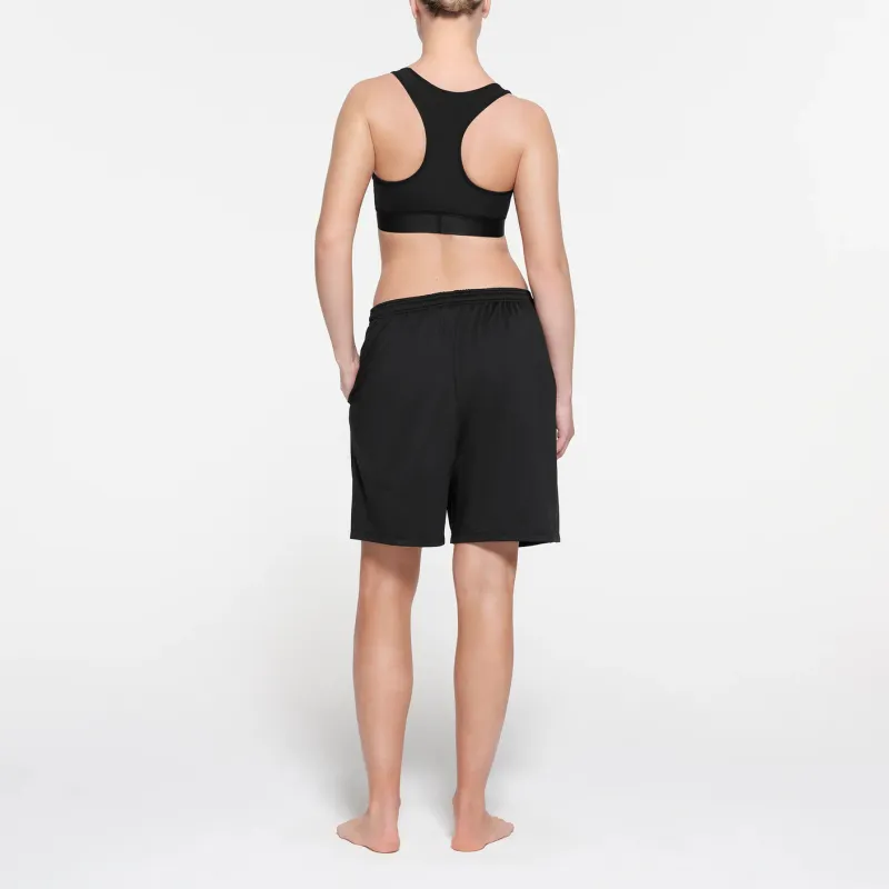 SKIMS TRACK MESH OVERSIZED SHORT Casual Shorts Women's ONYX/Onyx-2