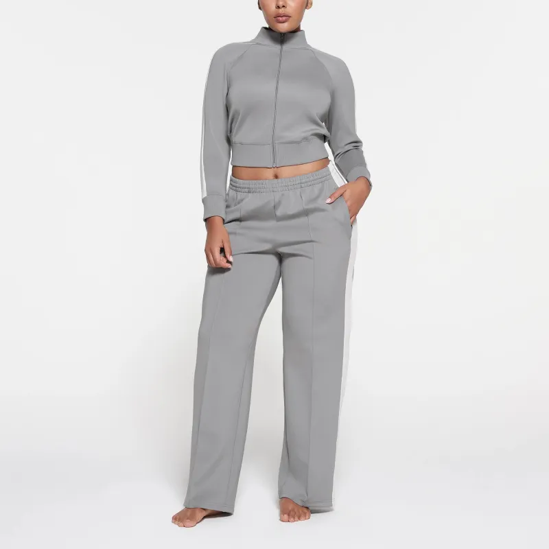 SKIMS TRACK Collection TRACK STRAIGHT LEG PANT Casual Pants Women's PACIFIC/Pacific Color-1