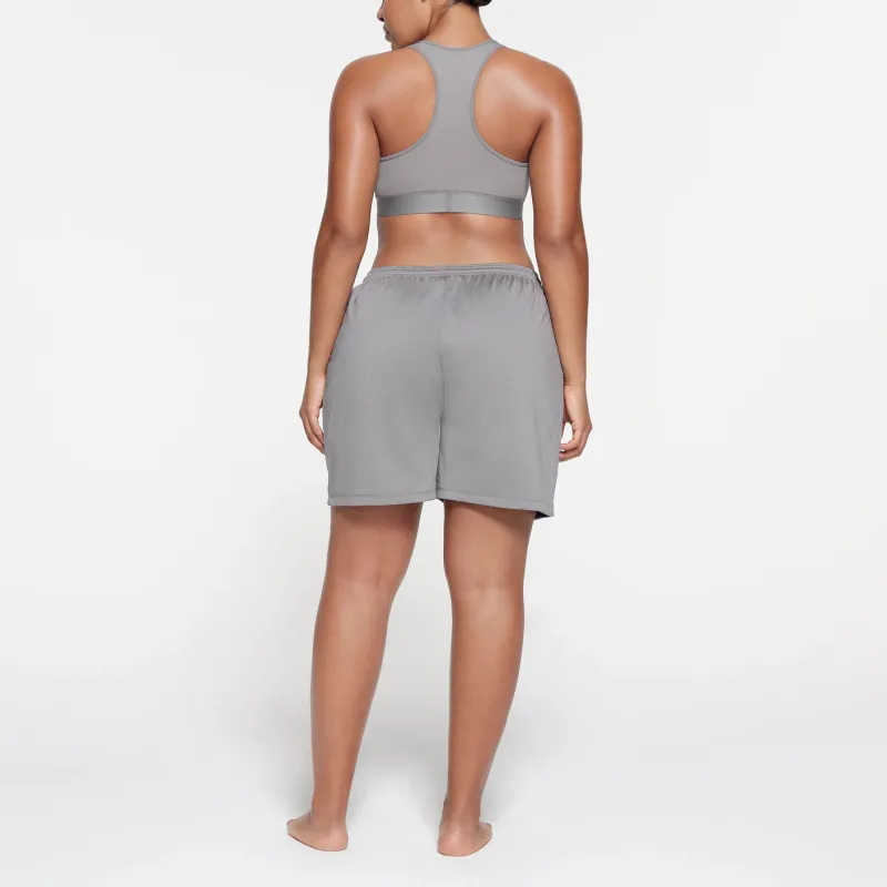 SKIMS TRACK MESH OVERSIZED SHORT Casual Shorts Women's PACIFIC/Pacific Blue-2