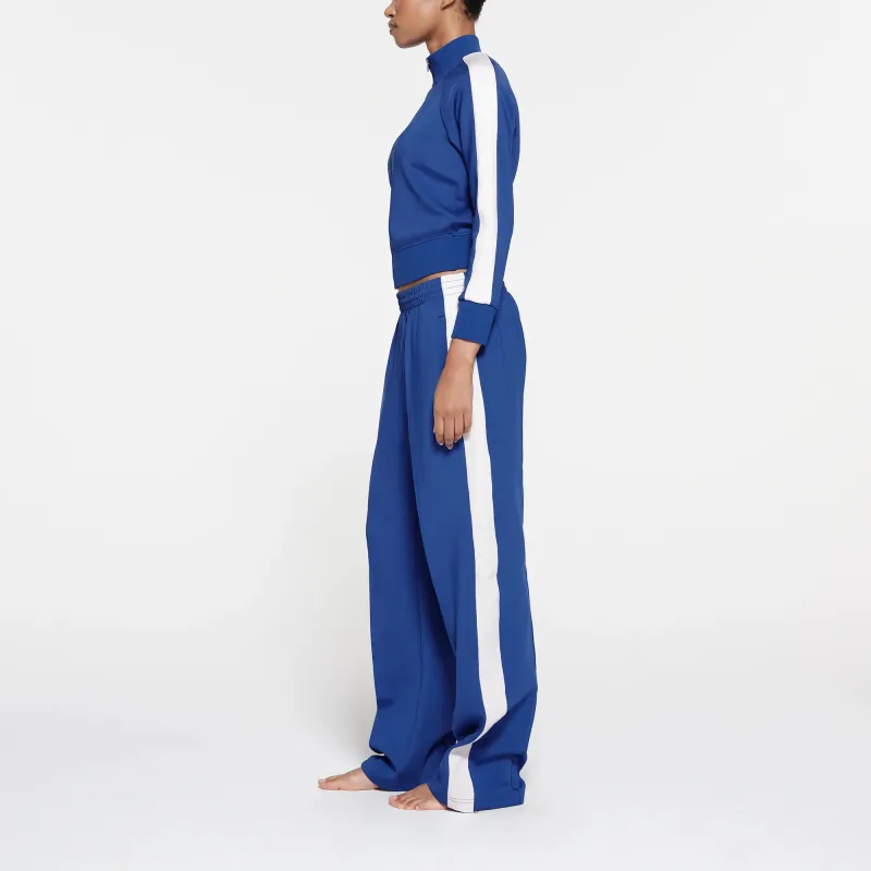 SKIMS TRACK Collection TRACK STRAIGHT LEG PANT Casual Pants Women's COBALT/Cobalt Blue-3