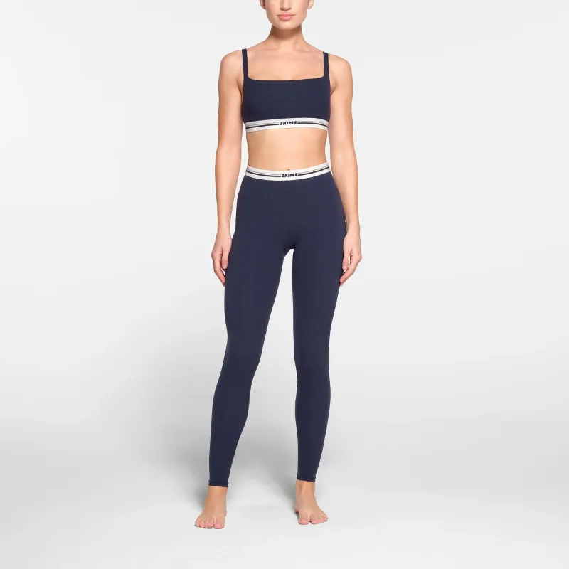 SKIMS FITS EVERYBODY Series Home / Elething /507 FITS EVERYBODY LOGO LEGGING Leggings Women's NAVY/Marine Blue-1