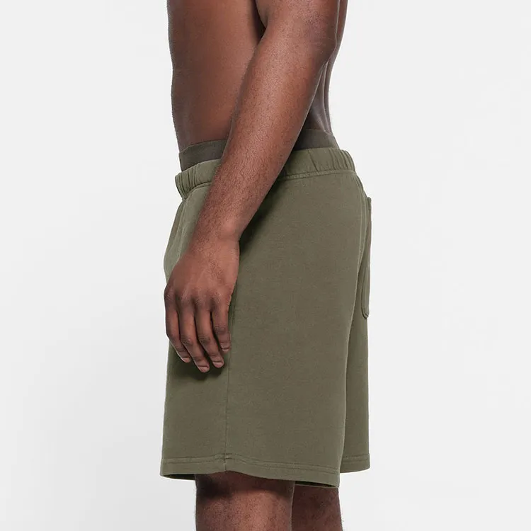 SKIMS TERRY MENS CLASSIC SHORT Casual Shorts Men's MILITARY/Army Green-3