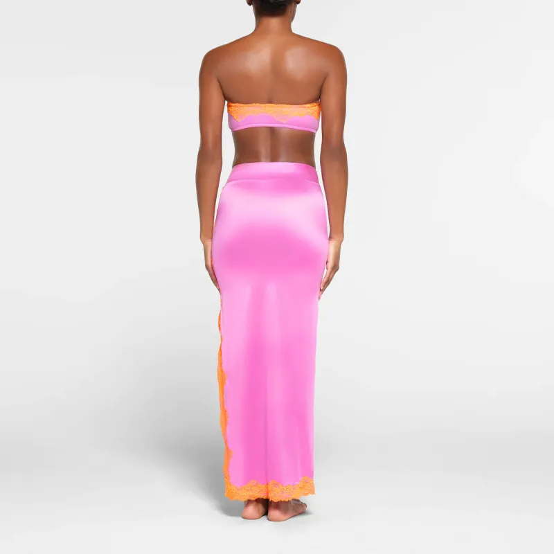 SKIMS LACE SWIM LONG SKIRT Swim Dresses & Skirts Women's NEON ORCHID/Neon Orchid-2