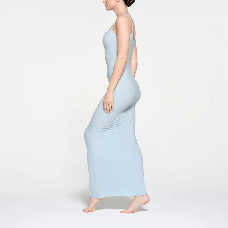 SKIMS Wedding Dress Series SOFT LOUNGE LONG SLIP DRESS Slip Dress Women's Celeste/Sky Blue-3
