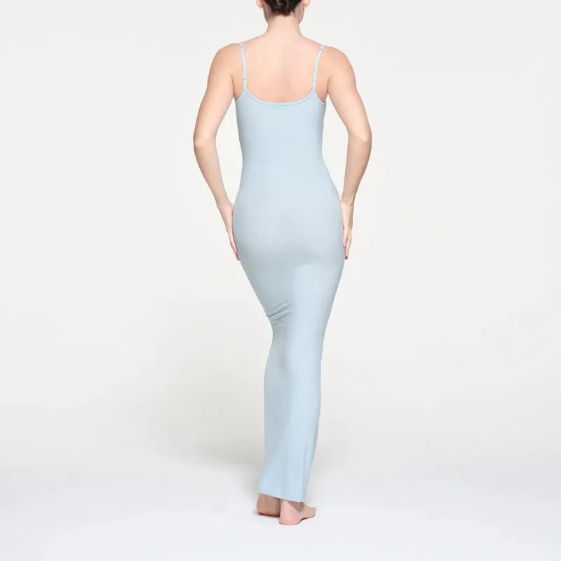SKIMS Wedding Dress Series SOFT LOUNGE LONG SLIP DRESS Slip Dress Women's Celeste/Sky Blue-2