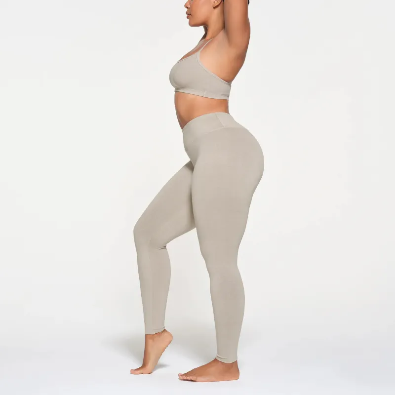 SKIMS OUTDOOR HIGH-WAISTED LEGGING Leggings Women's STONE/Stone Color-3
