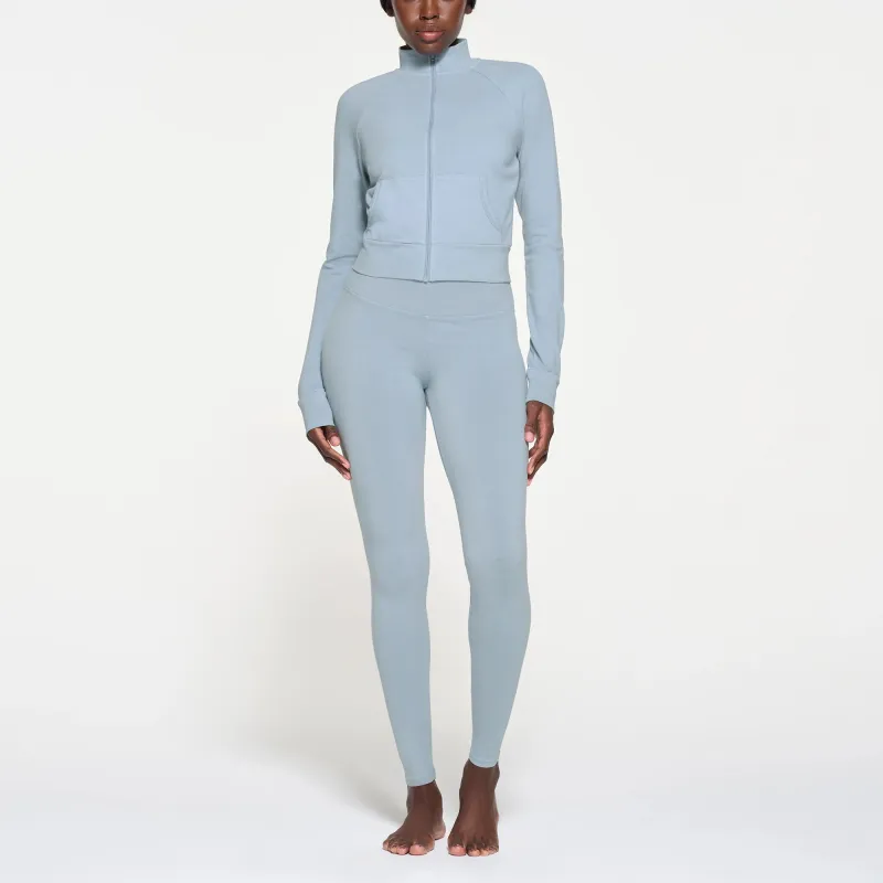 SKIMS OUTDOOR TRACK JACKET Jackets & Coats Women's DENIM/Denim-1