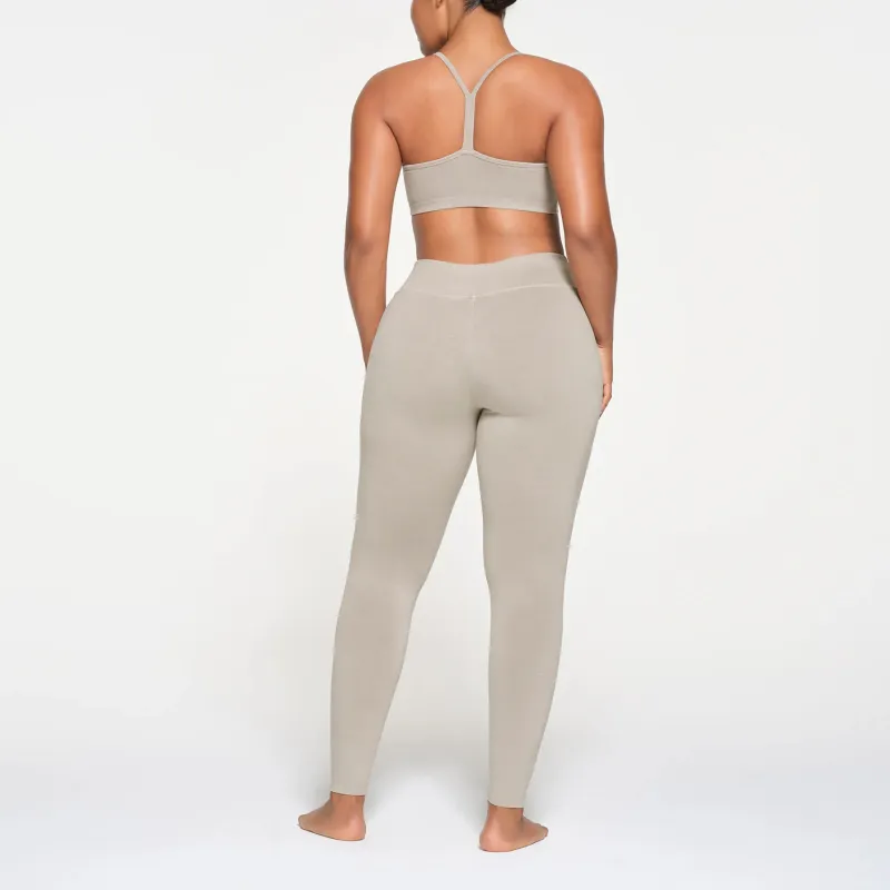 SKIMS OUTDOOR HIGH-WAISTED LEGGING Leggings Women's STONE/Stone Color-2