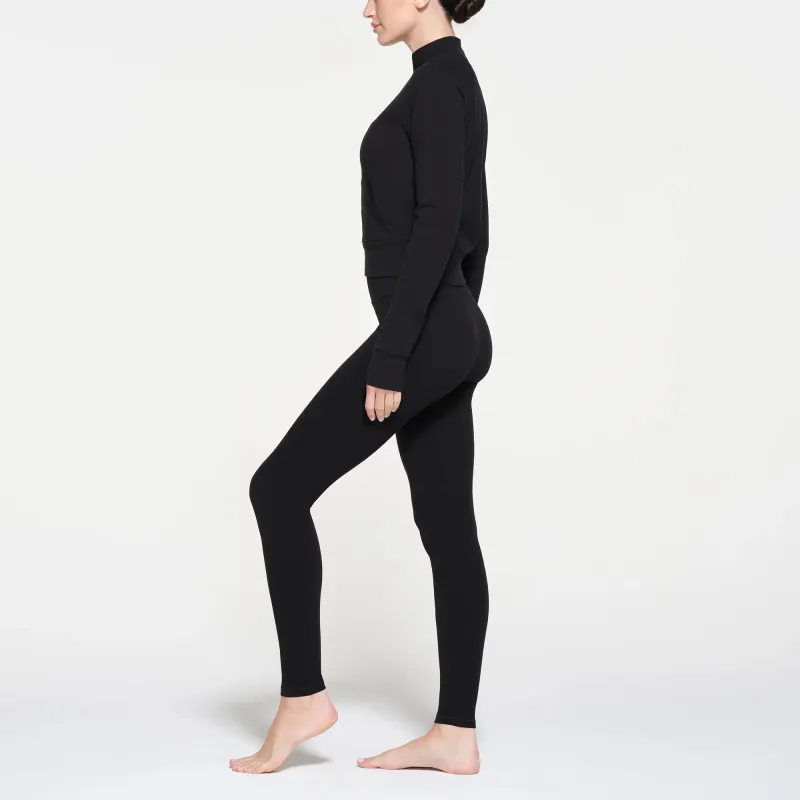 SKIMS OUTDOOR TRACK JACKET Jackets Coats Women's ONYX/Onyx-2