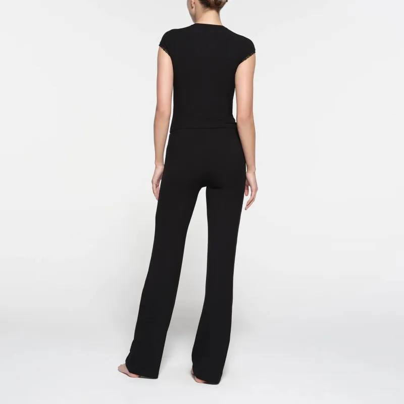 SKIMS SOFT LOUNGE LACE PANT Casual Pants Women's ONYX/Onyx-1