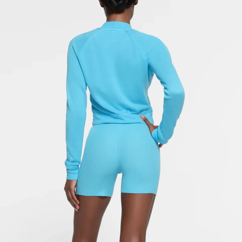 SKIMS WAFFLE BOXER Boxer Shorts Women's CYAN/Cyan-2