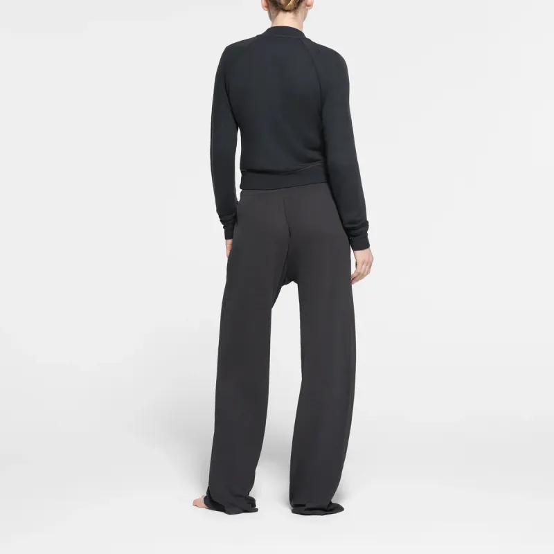SKIMS WAFFLE STRAIGHT LEG PANT Casual Pants Women's ASH/Ash-3