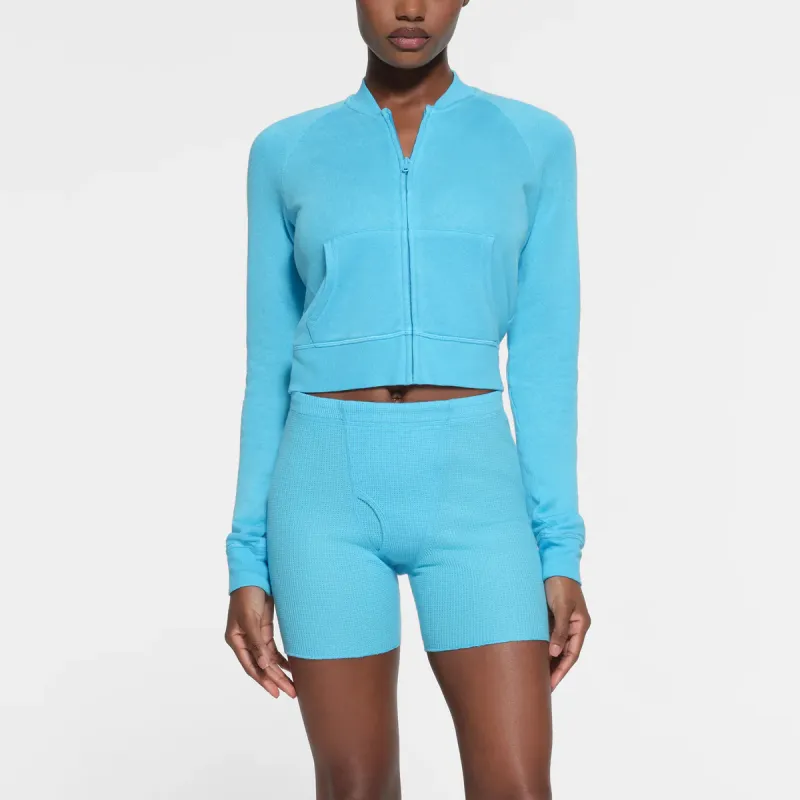SKIMS WAFFLE BOXER Boxer Shorts Women's CYAN/Cyan-1