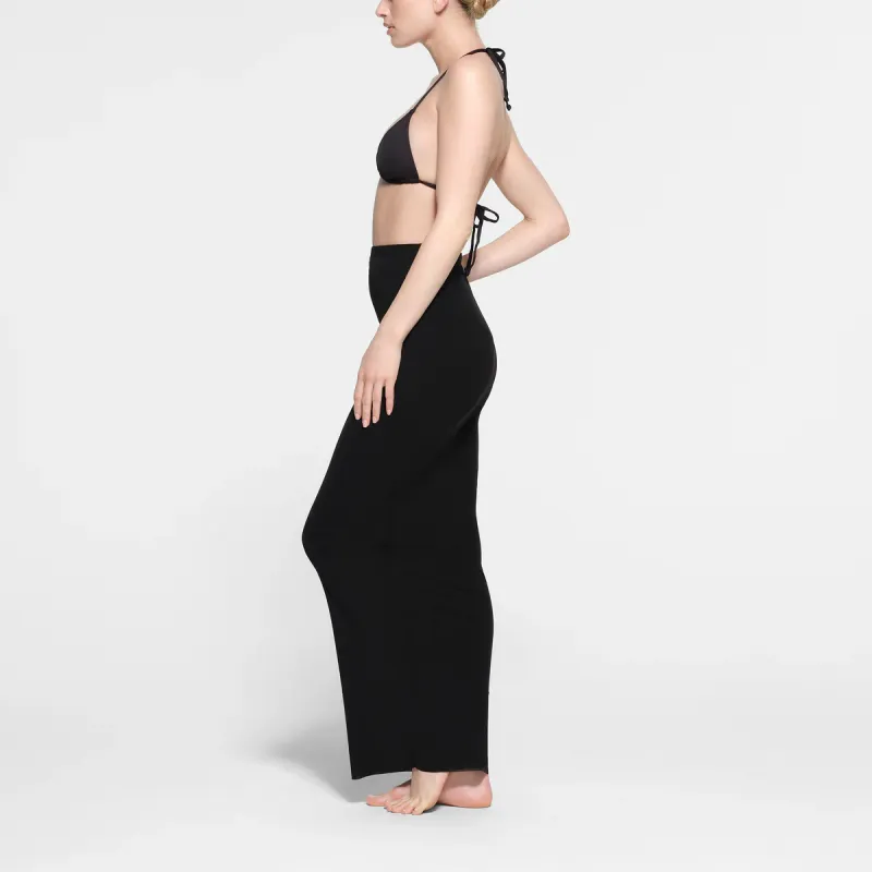 SKIMS SUMMER MESH LONG TUBE SKIRT Casual Long Skirts Women's ONYX/Onyx-3