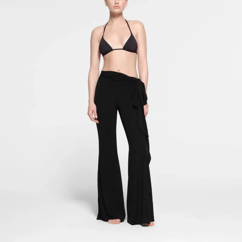 SKIMS SUMMER MESH WRAP PANT Casual Pants Women's ONYX/Onyx-1