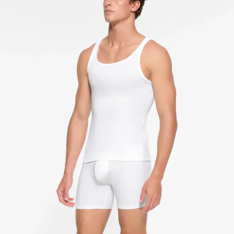 SKIMS Tank Top Men's CHALK/Chalk-2