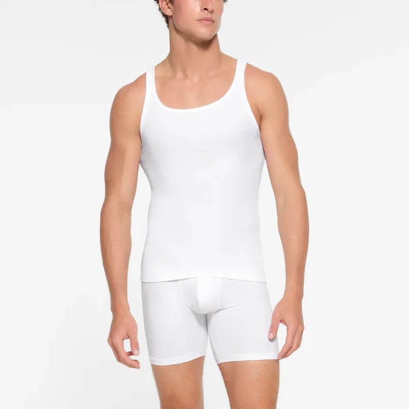 SKIMS Tank Top Men's CHALK/Chalk-1