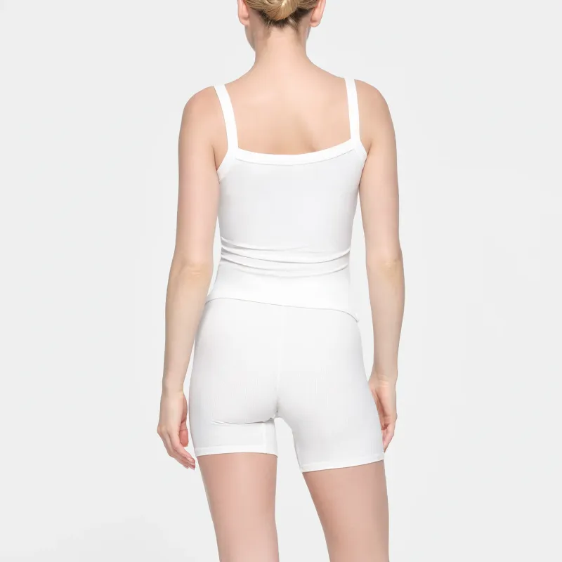 SKIMS SOFT LOUNGE SCOOP NECK TANK Camisole Women's MARBLE/Marble-2
