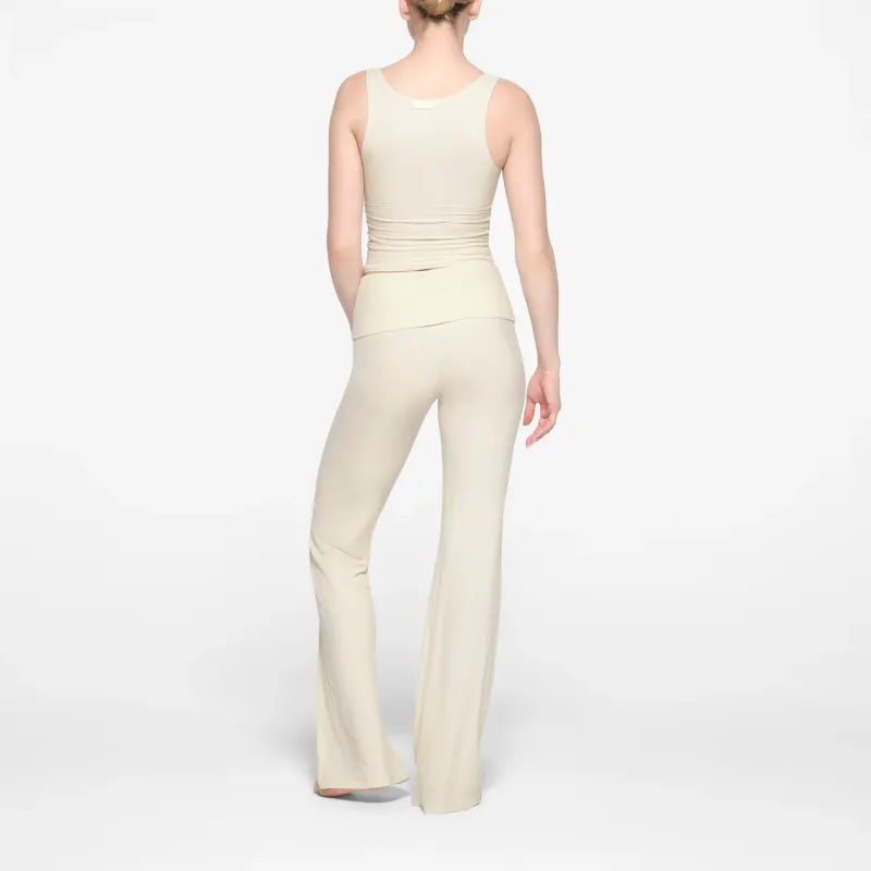 SKIMS SOFT LOUNGE FOLDOVER PANT Casual Pants Women's BONE/Bone-2
