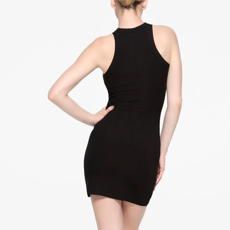 SKIMS SOFT LOUNGE TANK MINI DRESS Sleeveless Dress Women's ONYX/Onyx-1