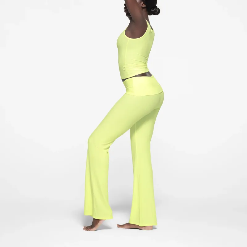 SKIMS SOFT LOUNGE FOLDOVER PANT Casual Pants Women's LEMONADE/Lemon-3
