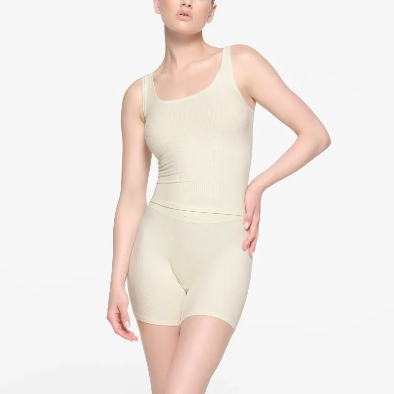 SKIMS SOFT LOUNGE BOXER Underpants Women's BONE/Bone-2