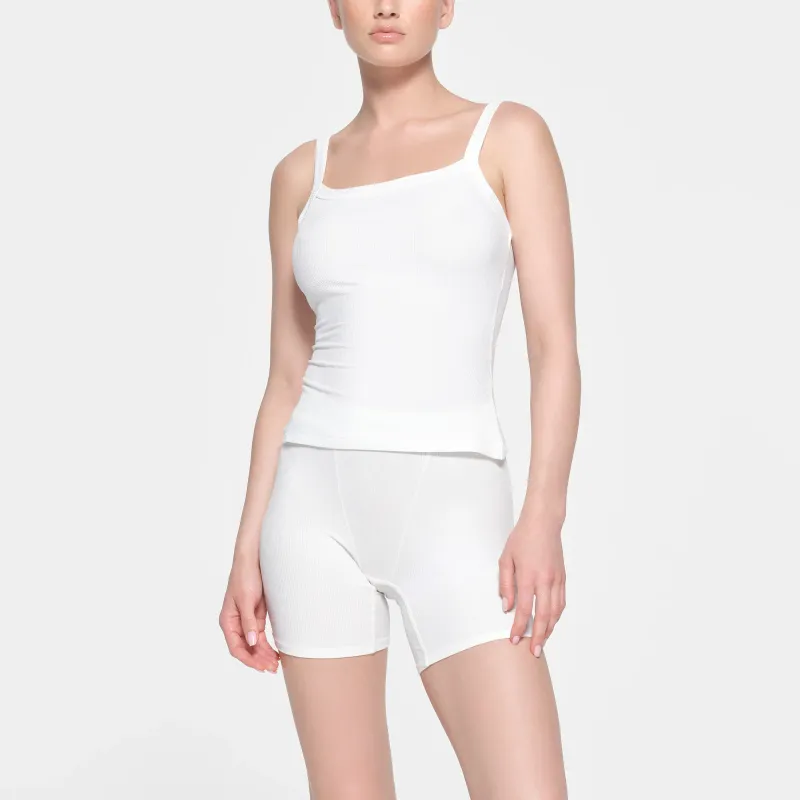 SKIMS SOFT LOUNGE SCOOP NECK TANK Camisole Women's MARBLE/Marble-1