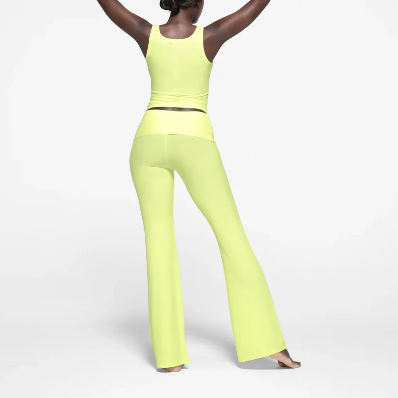 SKIMS SOFT LOUNGE FOLDOVER PANT Casual Pants Women's LEMONADE/Lemon-2