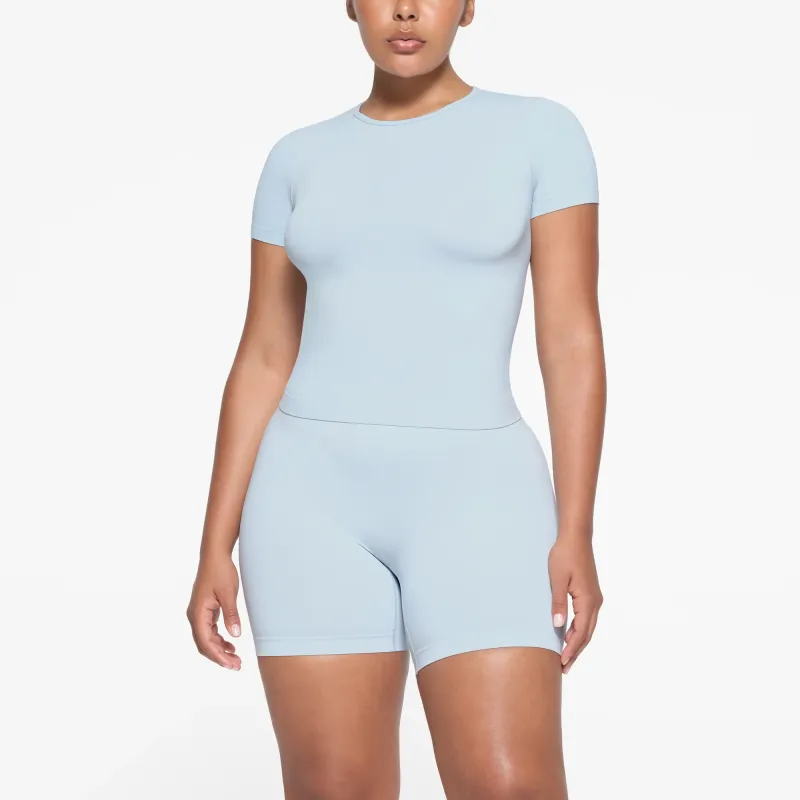 SKIMS T Shirt Women's CELESTE/Sky Blue-1