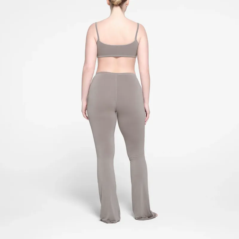 SKIMS SEAMLESS MODAL FLARE LEGGING Casual Pants Women's Smoke/Smoke Color-2