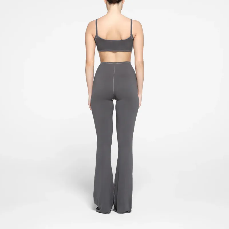 SKIMS SEAMLESS MODAL FLARE LEGGING Casual Pants Women's ASH/Gray-1