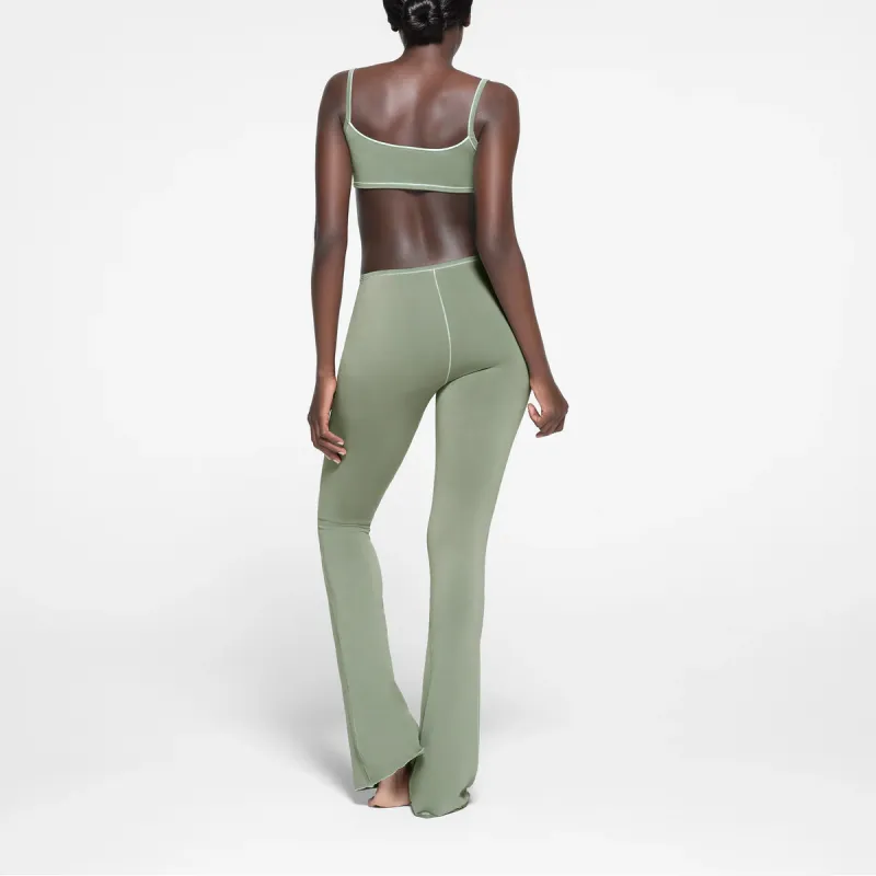 SKIMS SEAMLESS MODAL FLARE LEGGING Casual Pants Women's MINERAL/Mineral-2