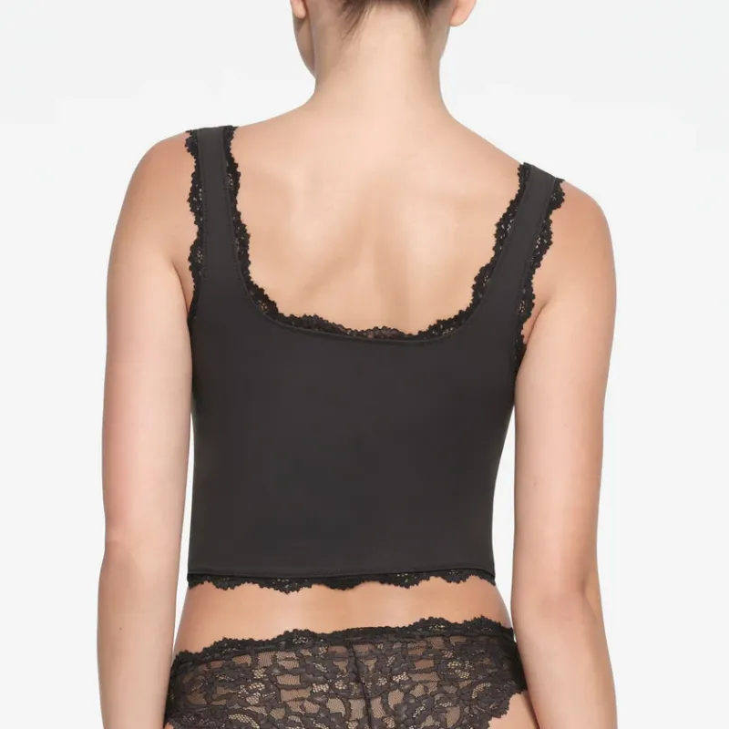SKIMS Tank Top Women's ONYX/Onyx-2