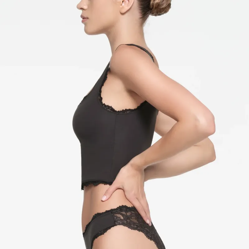 SKIMS Tank Top Women's ONYX/Onyx-3