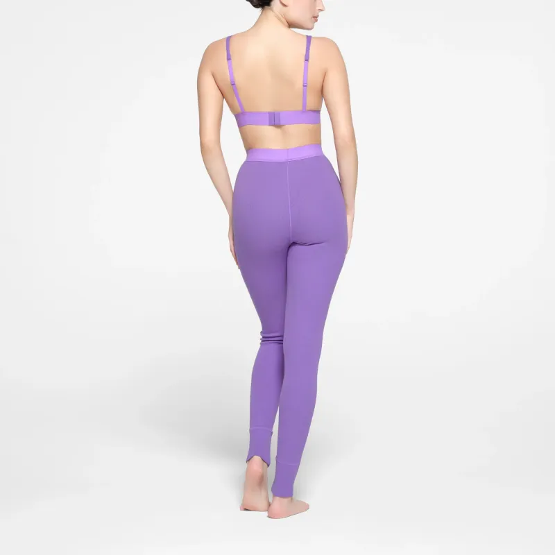 SKIMS COTTON RIB LEGGING Leggings Women's ULTRA VIOLET/Ultraviolet-2