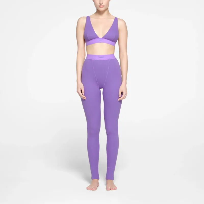 SKIMS COTTON RIB LEGGING Leggings Women's ULTRA VIOLET/Ultraviolet-1