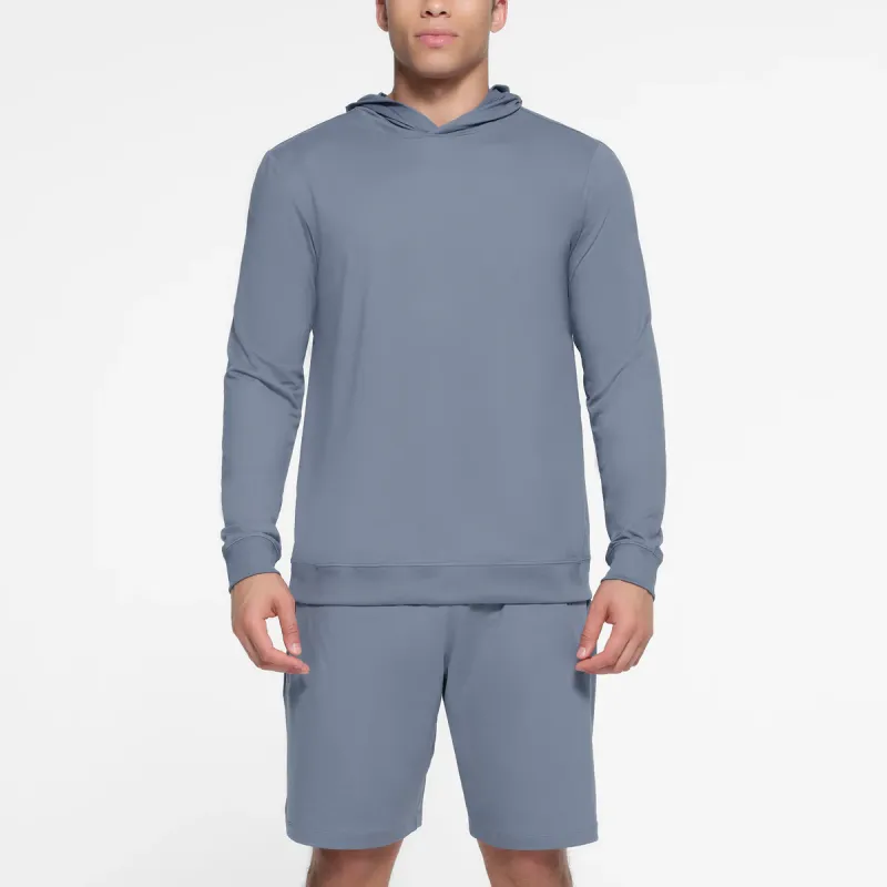 SKIMS OUTDOOR JERSEY MENS CLASSIC HOODIE Sweatshirt Men's STEEL BLUE/Steel Blue-1