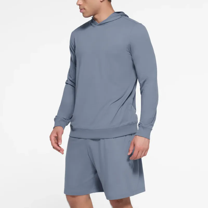 SKIMS OUTDOOR JERSEY MENS CLASSIC HOODIE Sweatshirt Men's STEEL BLUE/Steel Blue-2