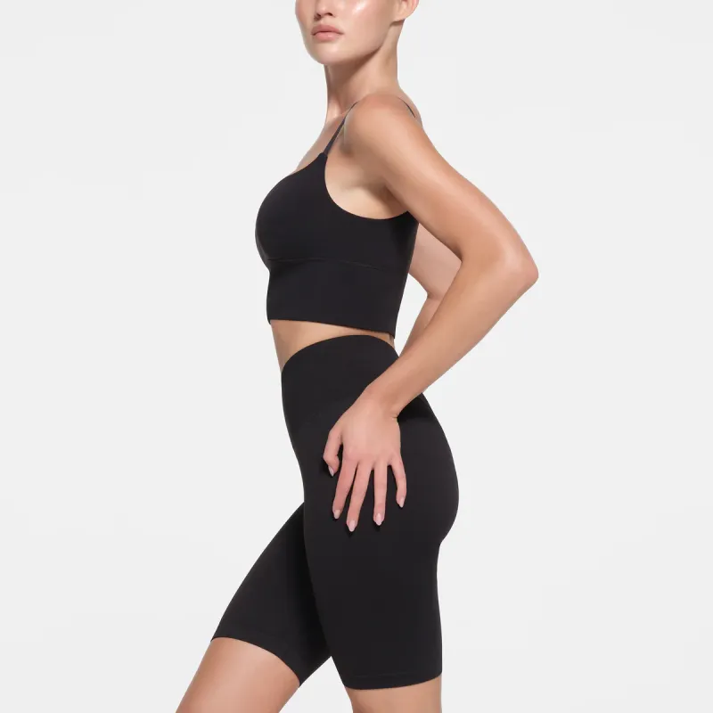 SKIMS CONTOUR NYLON CROPPED CAMI Camisole Women's ONYX/Onyx-1