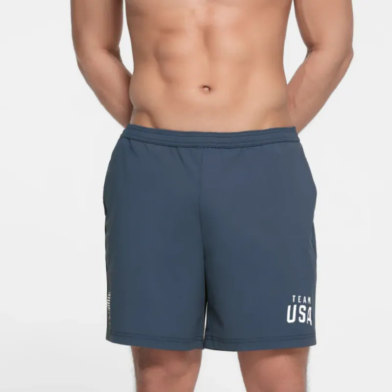 Skims USA Olympic Team Co-branded Swimming Shorts Men NAVY/Marine Blue-1