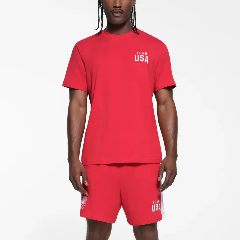 Skims USA Olympic Team Co-branded T-Shirts Men RED/Red-3