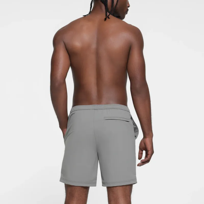 Skims USA Olympic Team Co branded Swimming Shorts Men HEATHER GREY/Heather Gray-2