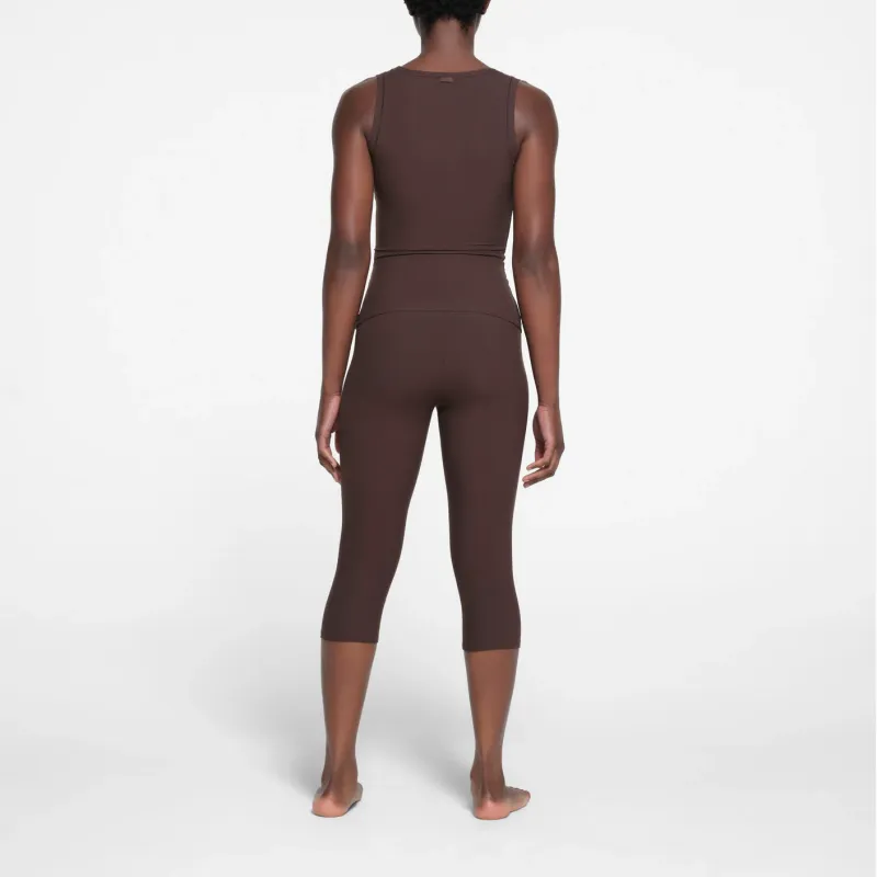 SKIMS SOFT LOUNGE CAPRI Casual Pants Women's Phoenix/Pheonix Color-2